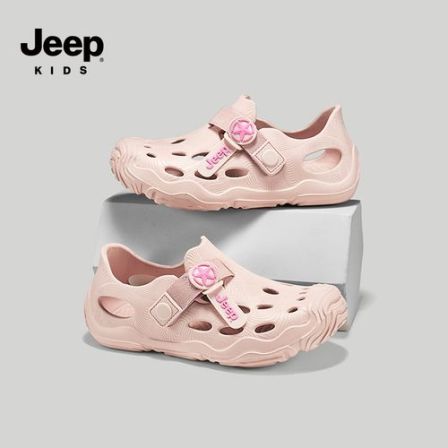jeep儿童拖鞋夏季外穿防滑涉水溯溪鞋女童凉鞋软底包头洞洞鞋男童