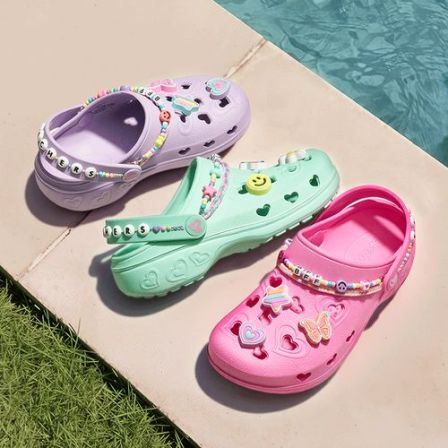 Skechers斯凯奇时尚甜美儿童泡泡鞋女童休闲洞洞鞋轻便透气沙滩鞋
