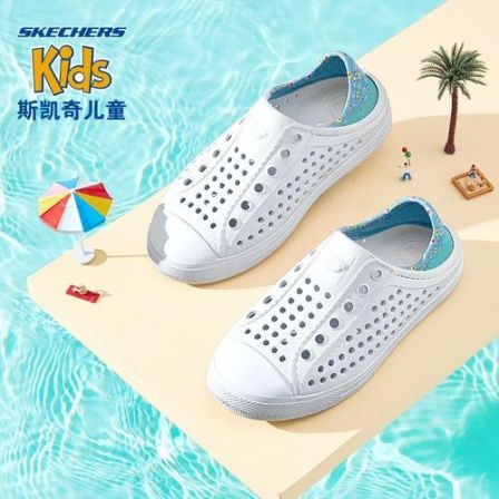 官方童鞋女大童轻便透气洞洞鞋运动308006L