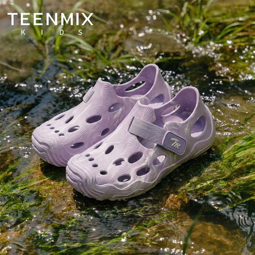 Teenmix/天美意2026夏季新款儿童户外亲子洞洞鞋防滑溯溪包头凉鞋主图