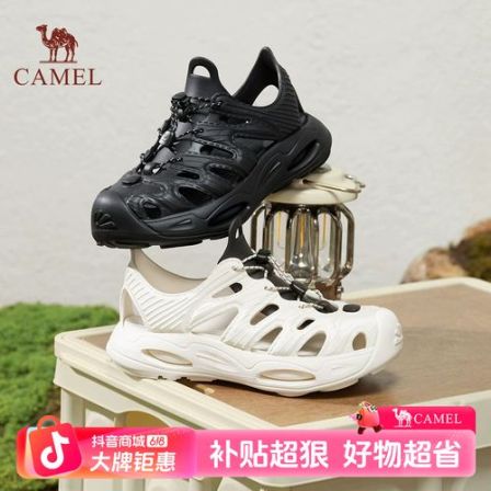 骆驼女鞋2026夏季新款镂空涉水溯溪鞋沙滩鞋男洞洞鞋运动凉鞋2001