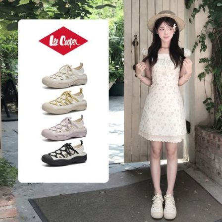 LEE COOPER【溪露】溯溪鞋女2026夏可踩水丑萌洞洞鞋凉鞋户外登山鞋