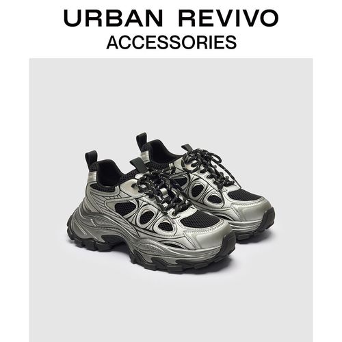 URBAN REVIVO2026夏季新款女士潮流机能撞色运动鞋UAYS60071主图