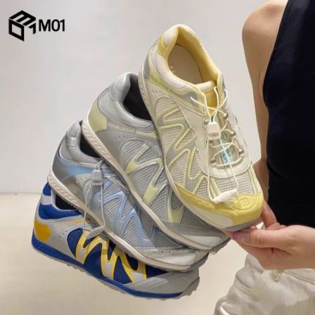 M01休闲登山户外跑步健身厚底老爹鞋德训阿甘鞋网面板鞋运动鞋女