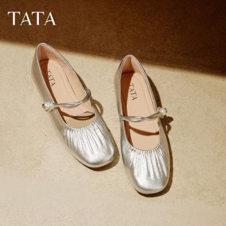 TATA他她2025春季新款时尚百搭休闲玛丽珍女浅口单鞋女鞋Y8GA6AQ5