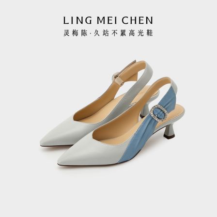 达享【侧浪钻扣凉鞋】26夏小牛皮舒适气质时尚久站不累侧浪钻扣凉鞋