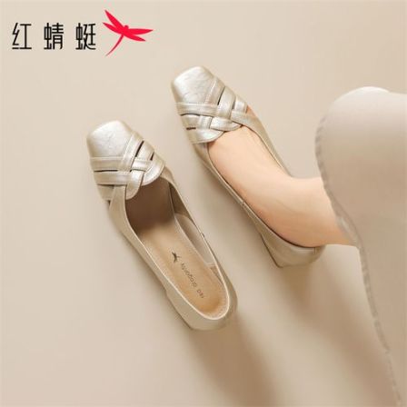 【杨颖代言】红蜻蜓2026新款夏日时髦女单鞋适合逛街购物出行超百搭