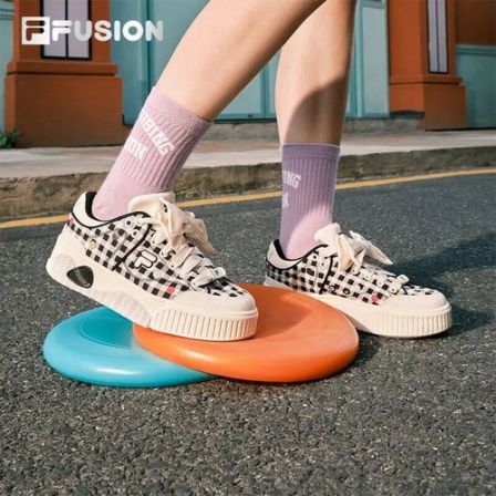 FILA FUSION斐乐低帮女鞋STACK滑板生活鞋秋季新款ins鞋板鞋