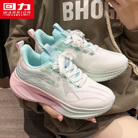 回力女鞋运动鞋女春秋2026新款透气百搭增高正品白鞋厚底跑步鞋女