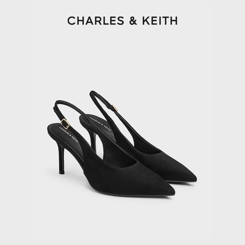 CHARLES & KEITH26秋新品尖头气质通勤高跟鞋凉鞋CK1-60361627主图