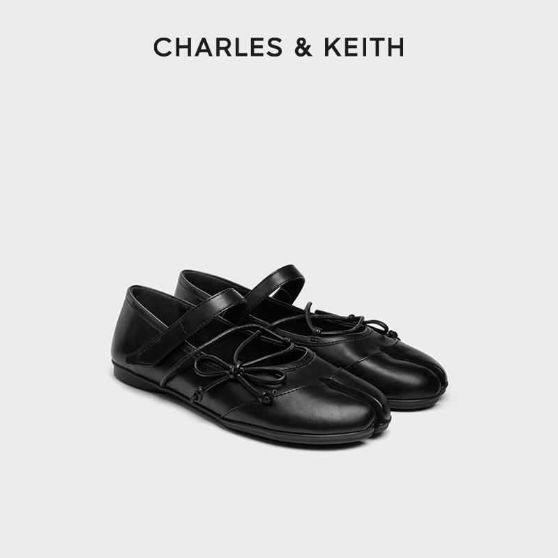 CHARLES & KEITH26秋新品平底蝴蝶结芭蕾玛丽珍鞋CK1-71960050主图