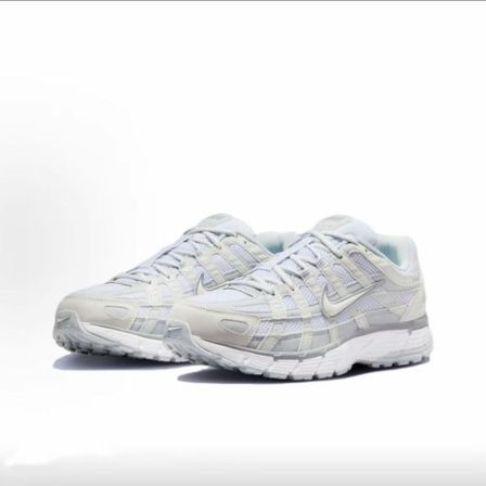 NIKE/耐克女款NikeP-6000低帮浅蓝灰白跑步鞋运动FV6603101
