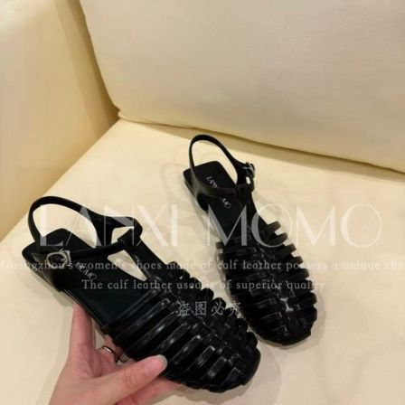 【LANXI MOMO】时尚百搭软底复古玛丽珍英伦风气质单鞋26DX353LX