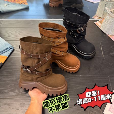 【CoCo专属】增高8/11CM2026夏新款爆款时尚百搭透气增高女鞋61183
