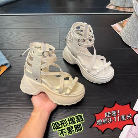 IG/IG现货增高8/11CM2026夏新款爆款时尚百搭增高厚底女鞋61100