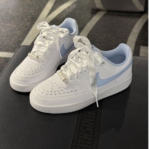【滔搏联动】NIKE女子W NIKE COURT VISION LO LE休闲鞋 IB6652-102主图