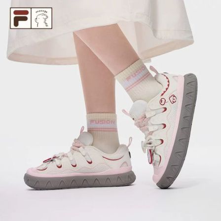 FILA FUSION｜潦草小狗联名系列甜筒鞋田曦薇新款板鞋T12W632102F