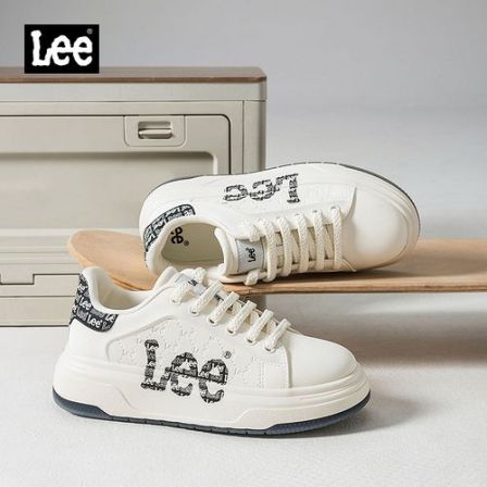 Lee男士休闲小白鞋2026年夏季新款厚底板鞋潮流简约日常百搭男鞋