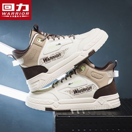 Warrior/回力爆款百搭新款板鞋厚底学生保暖舒适秋冬增高潮鞋2123