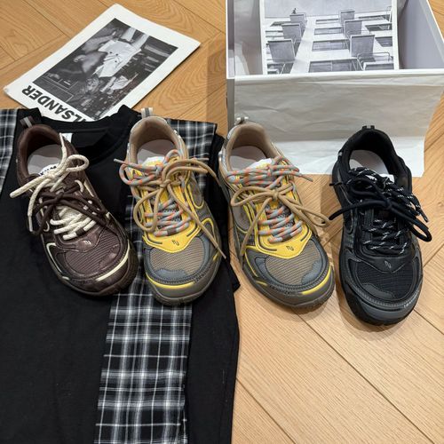 旷野跑鞋3cm | 真皮新款时尚透气百搭潮流阿甘德训潮鞋女鞋主图