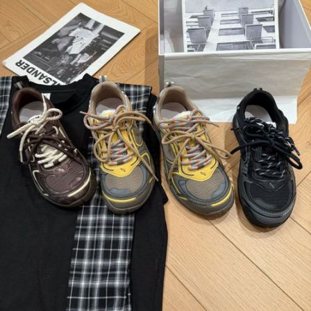 旷野跑鞋3cm | 真皮新款时尚透气百搭潮流阿甘德训潮鞋女鞋