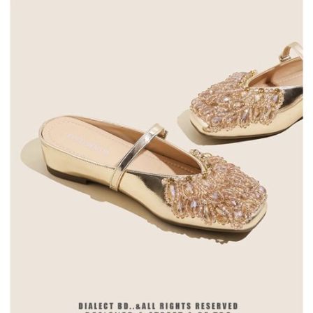 046百搭女士水晶单鞋