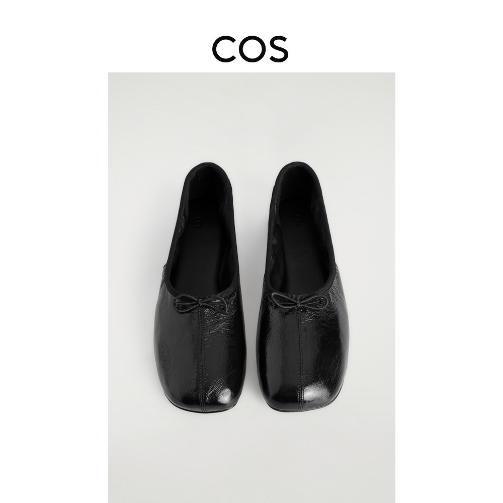 COS女士 芭蕾平底鞋黑色2026秋季新品1357138003主图