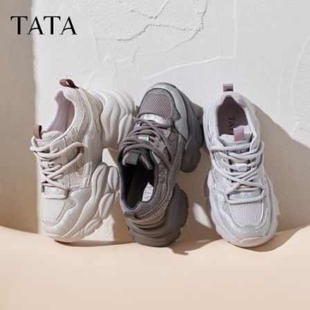 TATA/他她2026秋商场同款时尚休闲百搭女老爹鞋新款CY225CM6