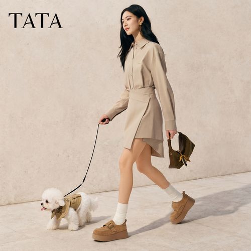 TATA/他她2026秋商场同款勃肯鞋女时尚百搭鞋新款CMC04CM6主图