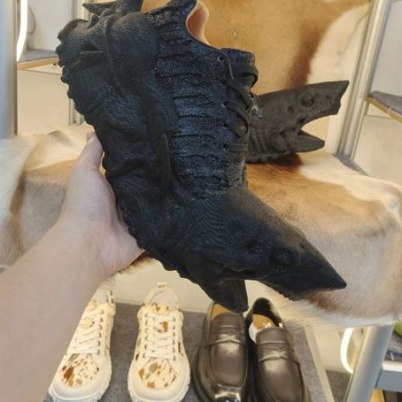 3D打印减震厚底增高透气百搭情侣款户外休闲老爹鞋夏季