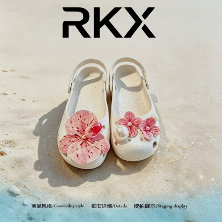 绝美芭蕾洞洞鞋女款2026夏日女生配裙子巨好看外穿沙滩包头凉鞋