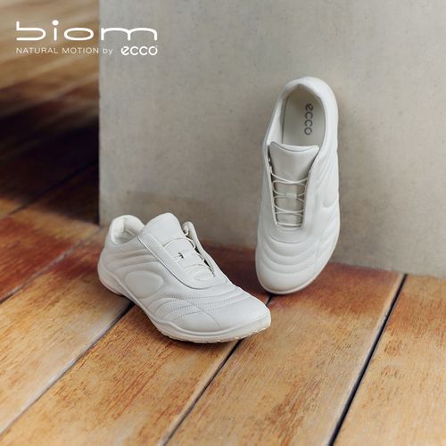 ECCO爱步女鞋 2026新款运动软底小白鞋薄底德训鞋 BIOM TR840183主图