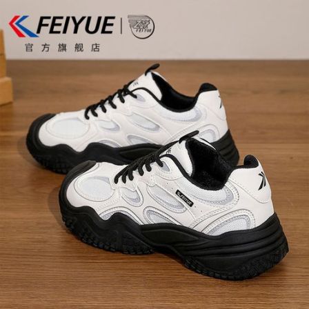 feiyue/飞跃女鞋老爹鞋2026夏季新款爆款复古休闲透气徒步登山鞋