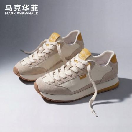马克华菲阿甘鞋男款2026新款夏透气运动休闲鞋百搭复古慢跑鞋潮鞋