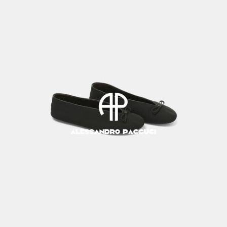 AP｜洛哥62050XD蝴蝶结装饰圆头v口平底时尚百搭休闲气质单鞋
