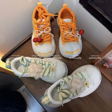 Apr.新款厚底增高大头板鞋丝绸纹圆头女运动百搭帆布鞋AL260321