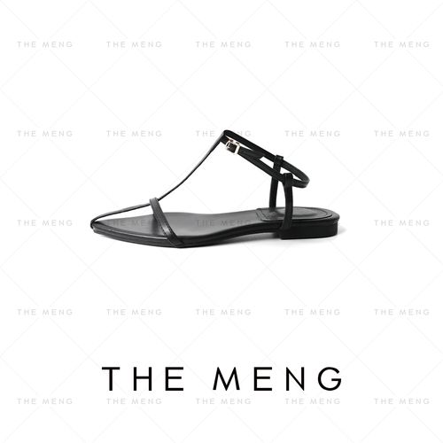 THE MENG【搭配单品】小牛皮羊皮法式细带通勤休闲鞋#M252R0001 主图