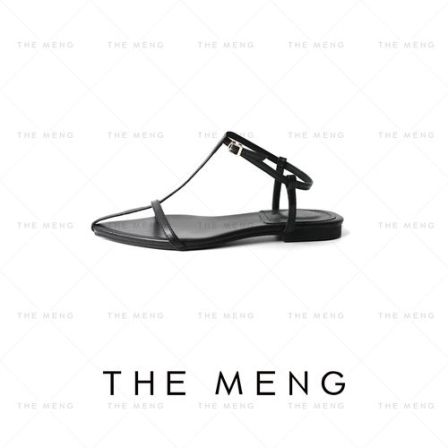 THE MENG【搭配单品】小牛皮羊皮法式细带通勤休闲鞋#M252R0001 