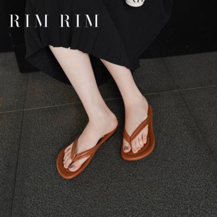 RIM RIM 【松弛系列】人字拖鞋女夏季外穿时尚新款平底沙滩鞋