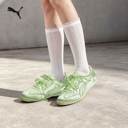 PUMA彪马官方春季薄底鞋复古缎面T头鞋休闲鞋女款 ARIZONA 406250