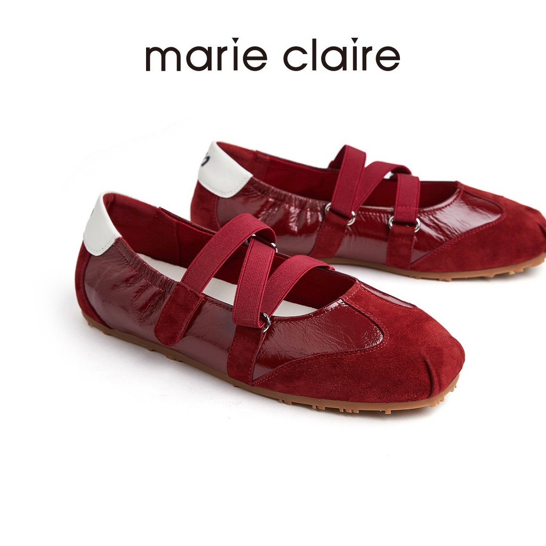 MarieClaire· 【董生活】MC女鞋交叉玛丽珍2026子夜蓝休闲鞋女marieclaire女鞋主图