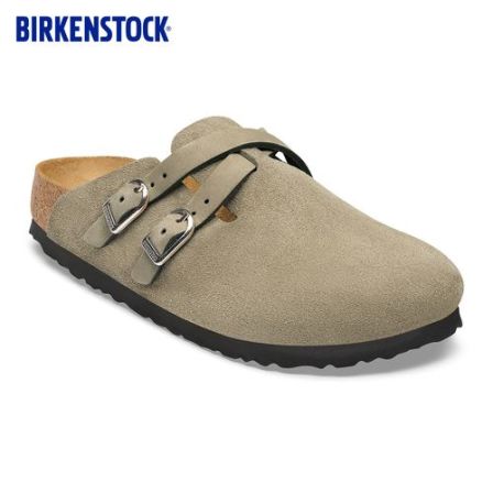 BIRKENSTOCK勃肯德国进口新品男女款牛皮绒面革Blair包头拖鞋