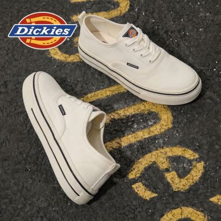 Dickies夏季透气休闲板鞋潮流百搭美式街头复古经典低帮帆布鞋男