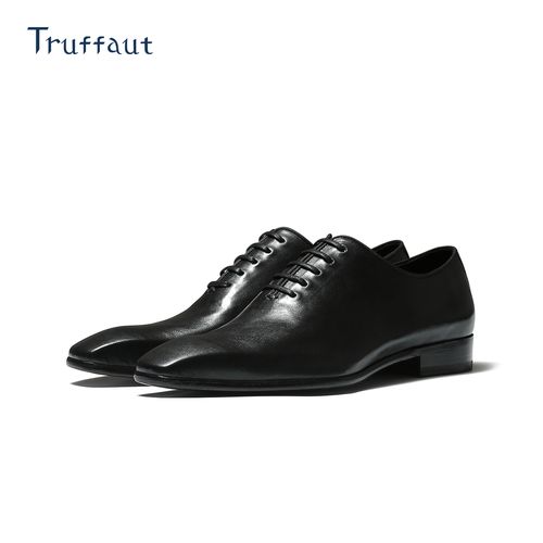 【袋鼠皮微瑕捡漏】Truffaut时尚男鞋袋鼠皮皮鞋男商务正装鞋牛津鞋主图