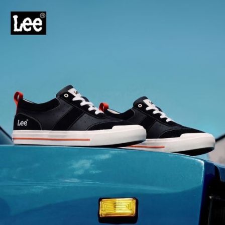 Lee2026夏季新款低帮帆布鞋情侣款经典纯色复古潮日常休闲滑板鞋
