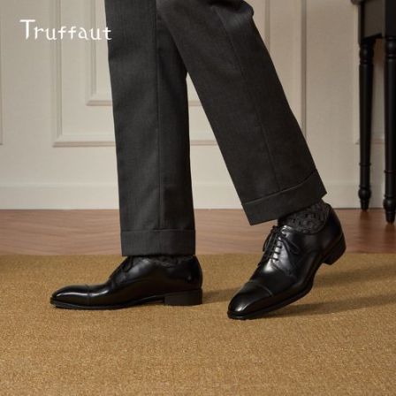 [琴底]Truffaut德比鞋男真皮商务正装皮鞋2025新款通勤结婚新郎鞋
