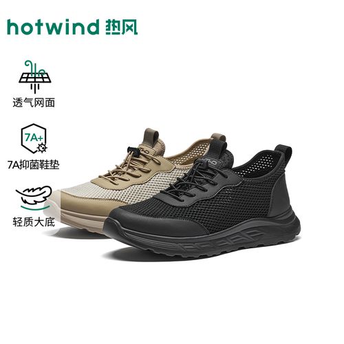 热风2026年秋季新款男士时尚网面鞋H12M26707主图