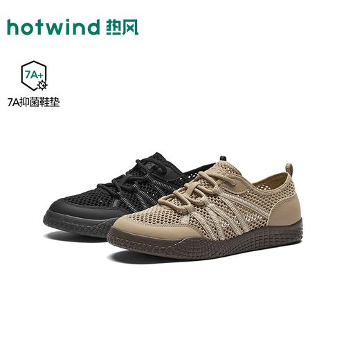热风2026年秋季新款男士时尚板鞋H14M26V46主图