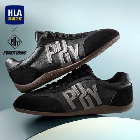 HLA/海澜之家男鞋夏季新款情侣赛车鞋轻便透气德训鞋软底休闲鞋子