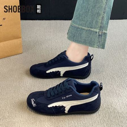SHOEBOX鞋柜复古阿甘德训鞋女款2026春季新款百搭不累脚休闲鞋女